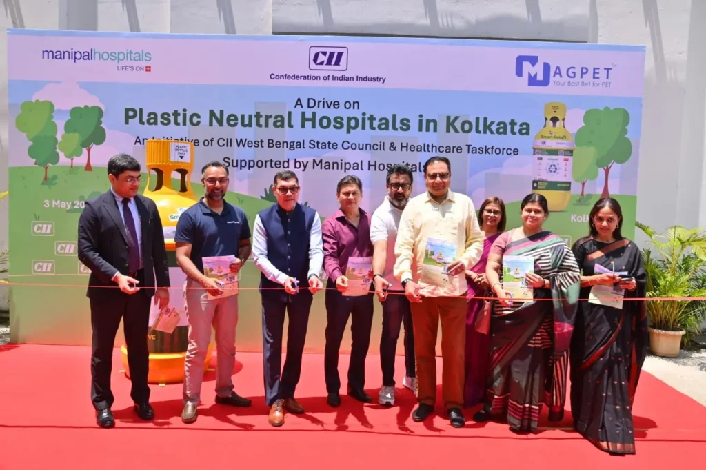 Kolkata hospitals launch a plastic neutrality and hospital waste management drive, Supported by CII
