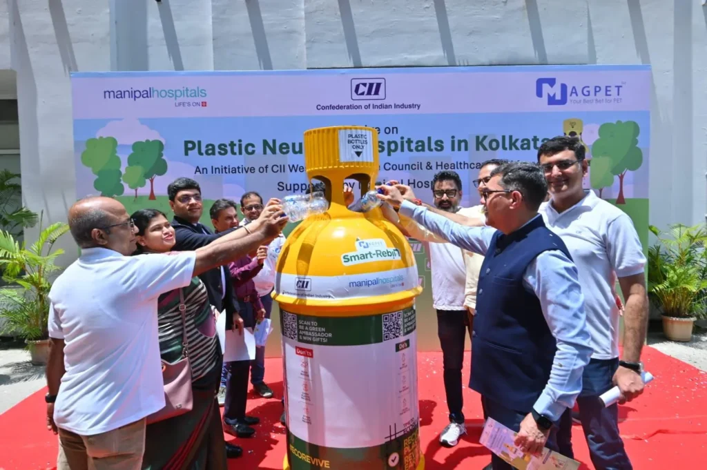 CII supported Kolkata hospitals launch a plastic neutrality and hospital waste management drive