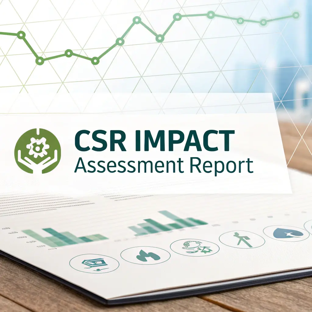 CSR impact assessment report with data visualisation