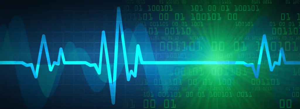 Employee completing a short pulse survey questionnaire on a mobile device.