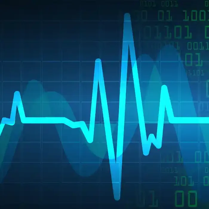 Employee completing a short pulse survey questionnaire on a mobile device.