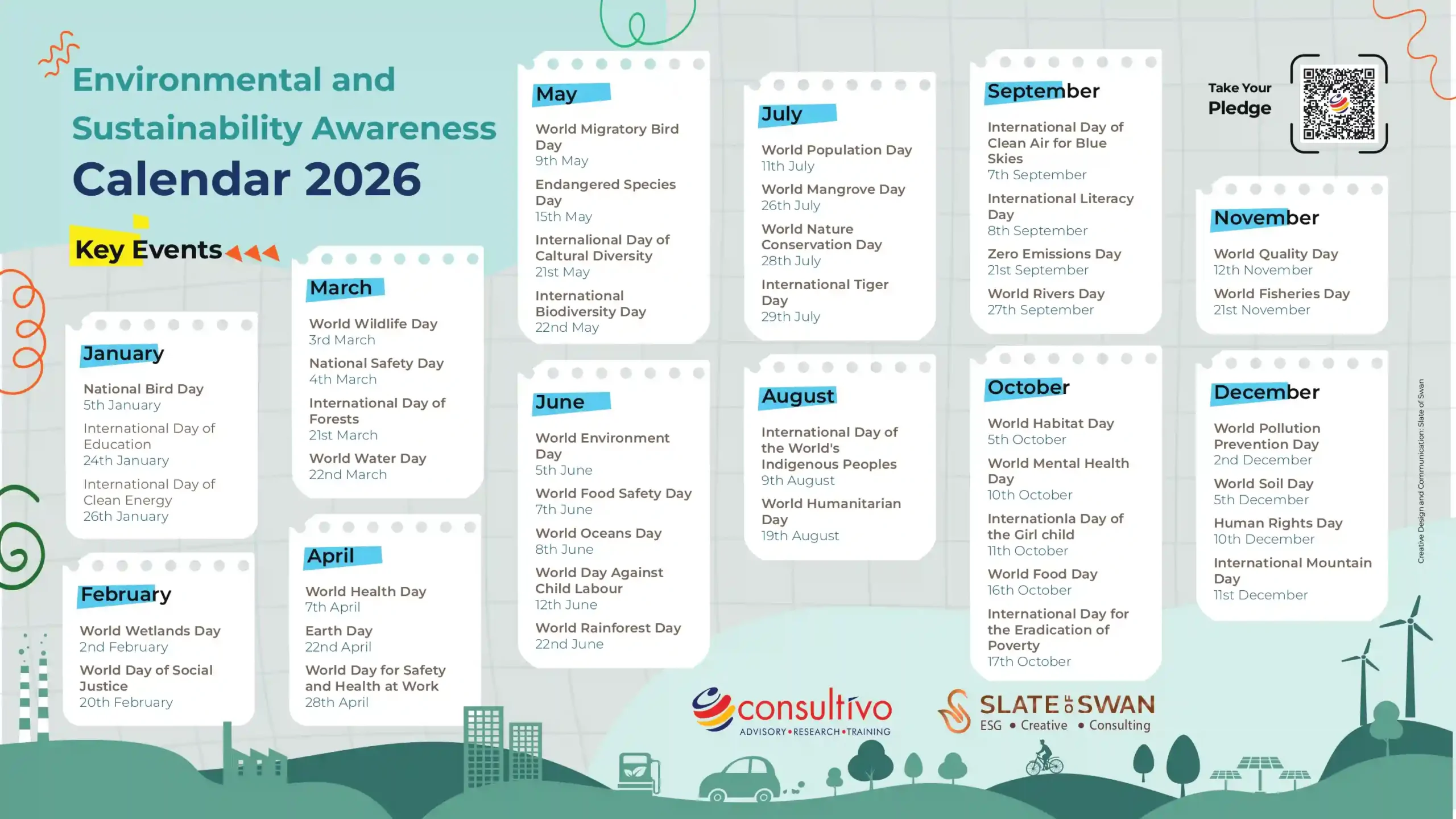 Sustainability Calendar: Inspiring Change for a Sustainable Future